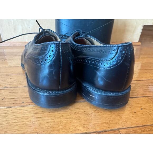 Allen Edmonds Men\'s Black Sanford Leather Oxford Shoes size 14AA (sh800 main image 4